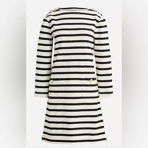 J. Crew Mariner cloth shirtdress with gold buttons